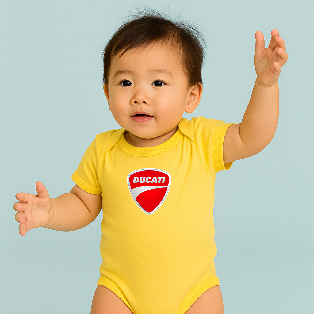 Ducati Motorcycle Baby Romper Onesie